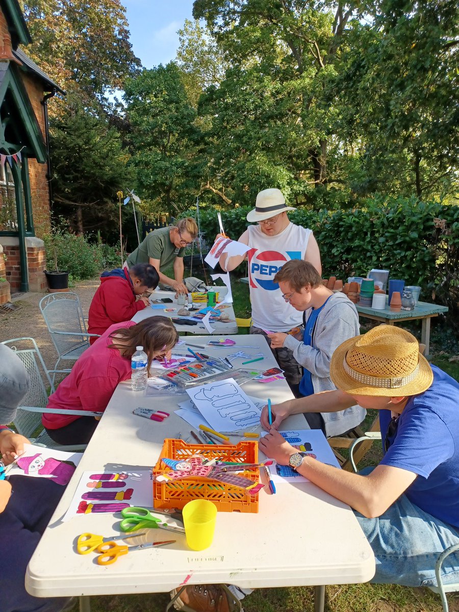 After a very busy day at Jubilee Lodge, it was nice just to sit and do something relaxing.