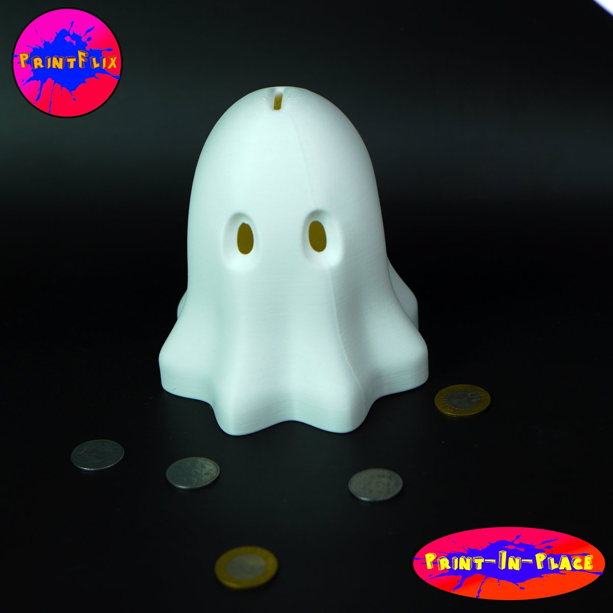 Printflixcrafts's tweet photo. Ghost Piggy Bank (Ready to Print) Available In @Cults3D 

Link :- https://t.co/bl0hsZmg9n

FREE for the First 24 Hours!  Simply slice and print this design. 

#cults3d #3DPrinting #flexiturtle #3dprint #Halloween #Halloween2023 https://t.co/KvwTHVy49Y