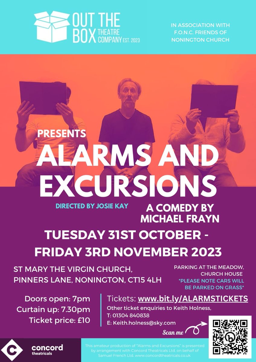 Tickets now in sale.. #ticketsource #theatre #play #outheboxtheatrecompany #michaelfreyn