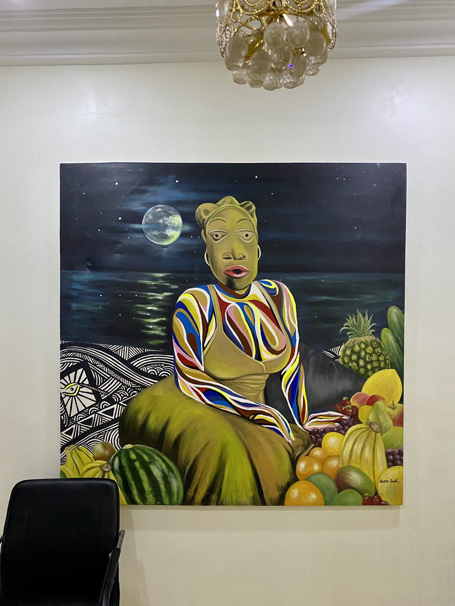 jessejosharts's tweet photo. Title: Kayan mata
Medium: acrylic on canvas 
Size: 4 x 4 ft
Year: 2019 
DM for price 👉🏾

#acrylicpainting #jessejosharts https://t.co/BK39UoEnrg