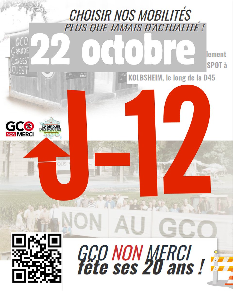 Ventdeluttes's tweet photo. #GCOnonMerci #NoMacadam #ChoisirNosMobilités #Moratoiredesroutes #GCO #Strasbourg #22oct2023 https://t.co/XXw0UP4SZv