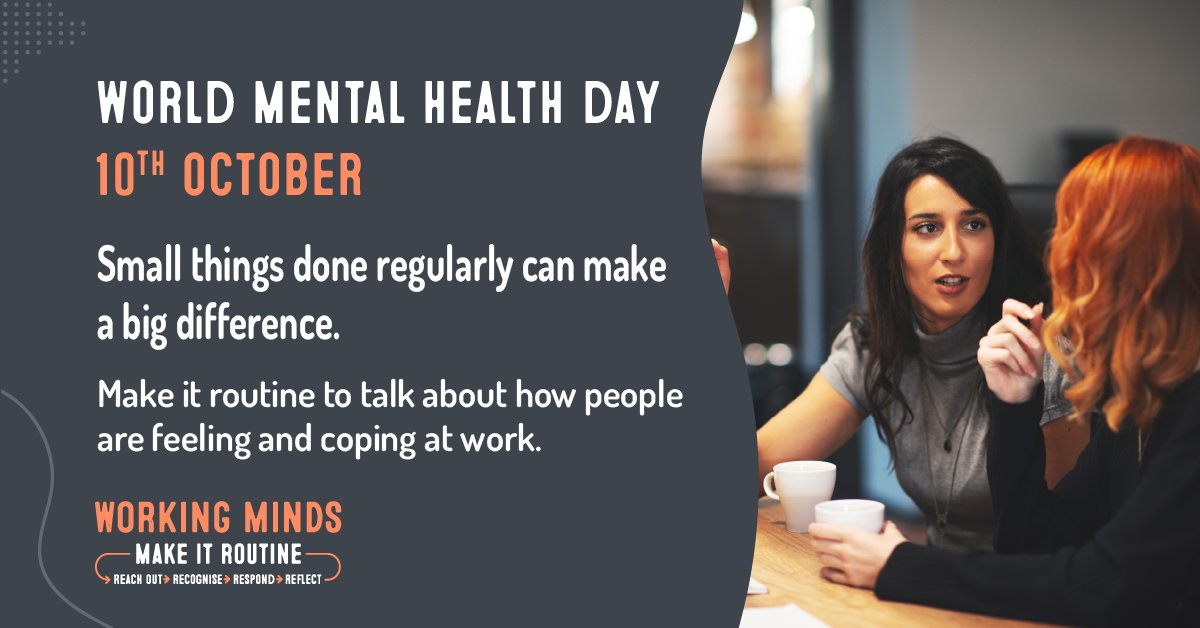 On World Mental Health Day, we're urging organisations to take action on work-related stress.

Working Minds provides resources and support to help manage workplace stress risks.

Find out more: workright.campaign.gov.uk/campaigns/work…

 #WorkRight #WorldMentalHealthDay #MentalHealthAwareness