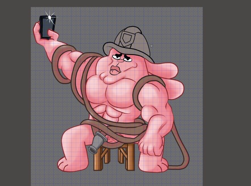 Está medio terminando, falta ponerle color y el detalle del sombreado a la punta de la manguera

#dibujodigital #ilustration #ilustracion #Gumball #drawing