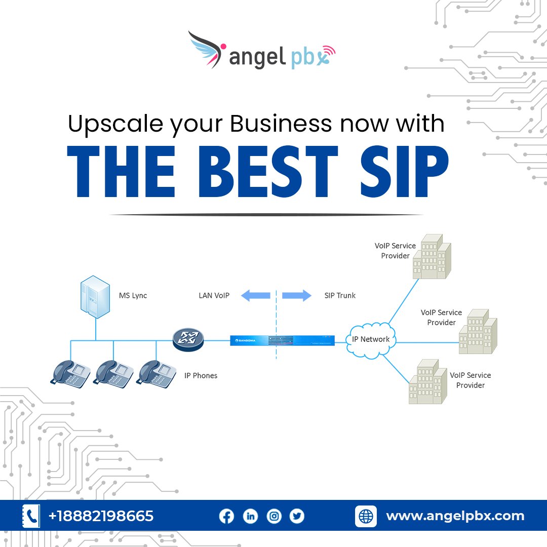 angel_pbx's tweet image. Choose to get the best and the most effective SIP trunk Provider to be able to take your business to the next level. Call us for more at ☎+18882198665.

#SIPTrunking #SIP #LocalNumbers #CommunityEngagement #angelbpx #VoIP #Telephony #CallCenter #Bpo #Bposervices