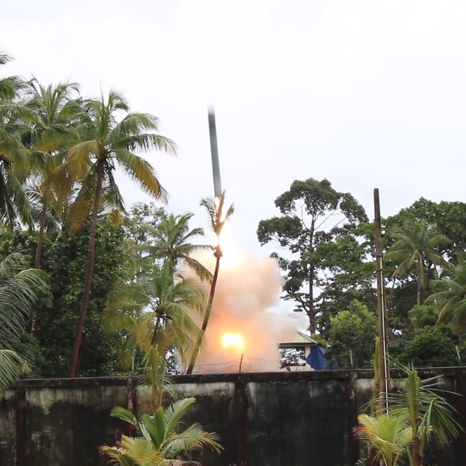 IaSouthern's tweet photo. #BrahMos Msl Regiment of #IndianArmy carried out successful launch of extended range BrahMos supersonic cruise missile striking target with pinpoint accuracy in the Andaman &amp; Nicobar Islands.Event was witnessed by Hon’ble Lt Governor &amp; GOC-in-C @IaSouthern
#OnPathToTransformation https://t.co/LoVQvCRt25