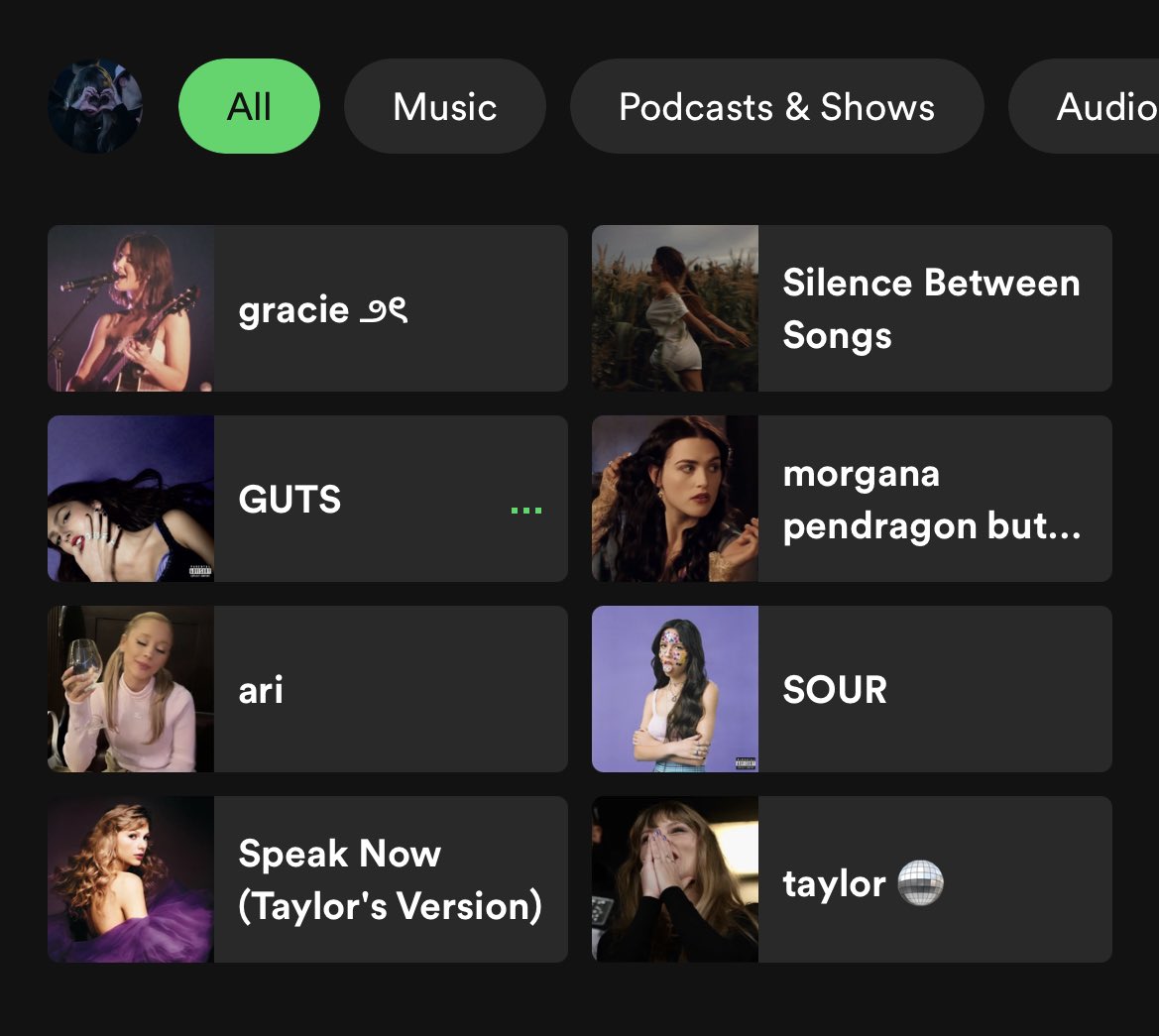 youreinIcve's tweet photo. show ur spotify dashboard if ur not scared https://t.co/0sLjKtqqp4