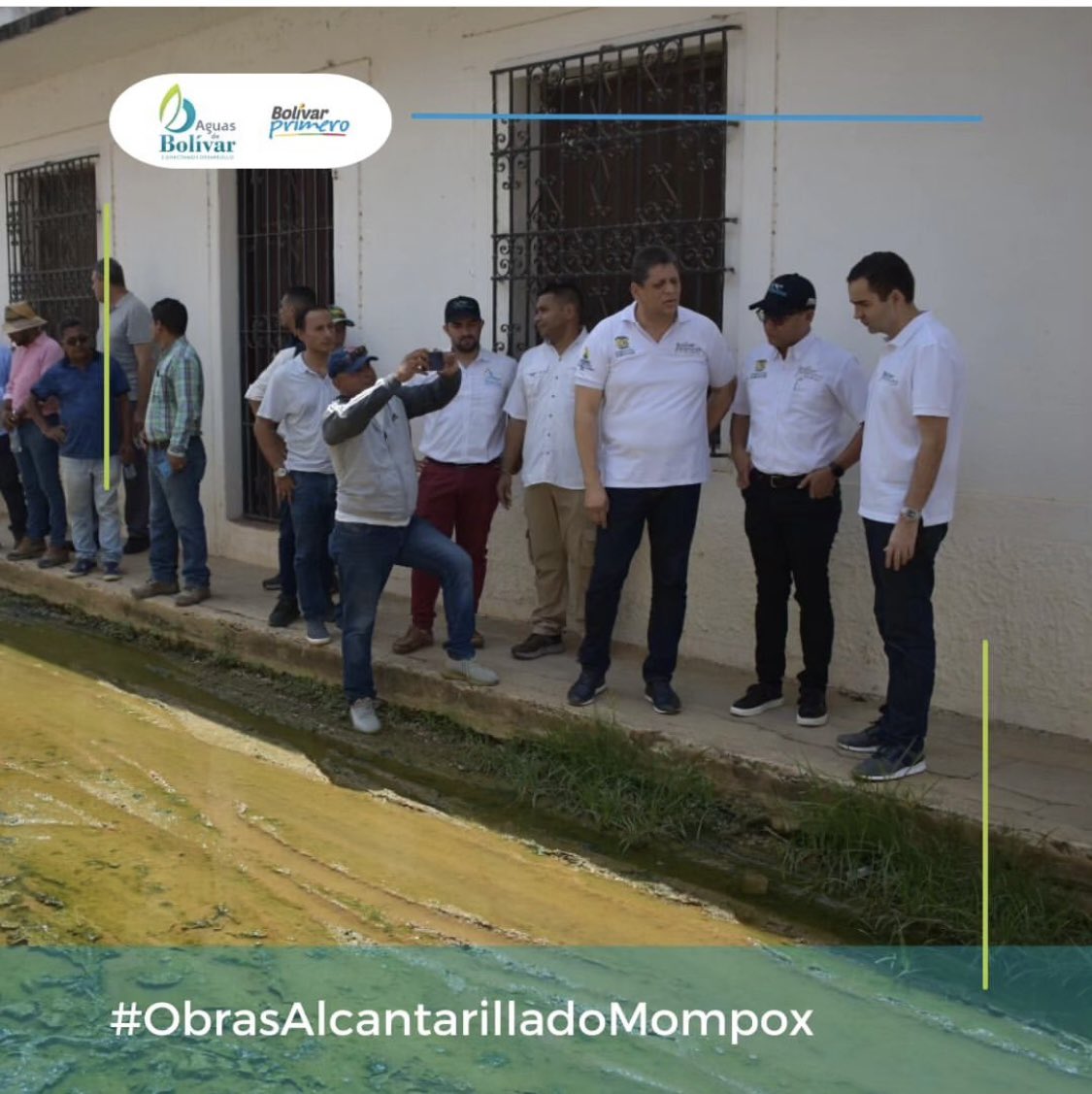 AguasdeBolivar's tweet photo. #AguasdeBolívar apoyará técnicamente la construcción de un tramo del sistema de alcantarillado en la calle 16, mas conocida como el Callejón de los Cobos, Distrito de Mompox, que por falta de permisos no se había intervenido. https://t.co/FdyohXDAxH