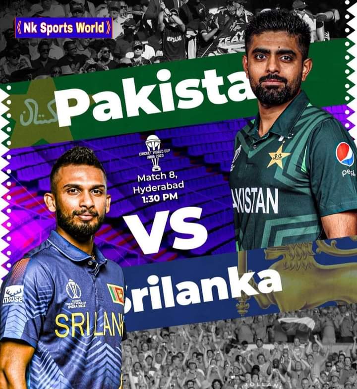 BISSKEY5G's tweet photo. 🇵🇰⚔🇱🇰 | Match 8

🏆 ICC Men's Cricket World Cup 2023
🏏 Pakistan 🆚️ Sri Lanka
🗓️ Tuesday, 10 October 2023
⏰ 01:30 PM (PST)
🏟️ RG International Stadium, Hyderabad
📺 PTV Sports, A Sports, Star Sports &amp; ATN

#ICC #cricket #worldcup2023 #Pakistan #SriLanka #CWC #PAKvSL #cricketm https://t.co/1L1TtKWCYq