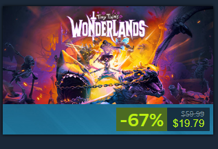 MyAbsolutions's tweet image. I need Tiny Tina&apos;s Wonderlands to go down even more before I buy it idk why I still can&apos;t justify buying it