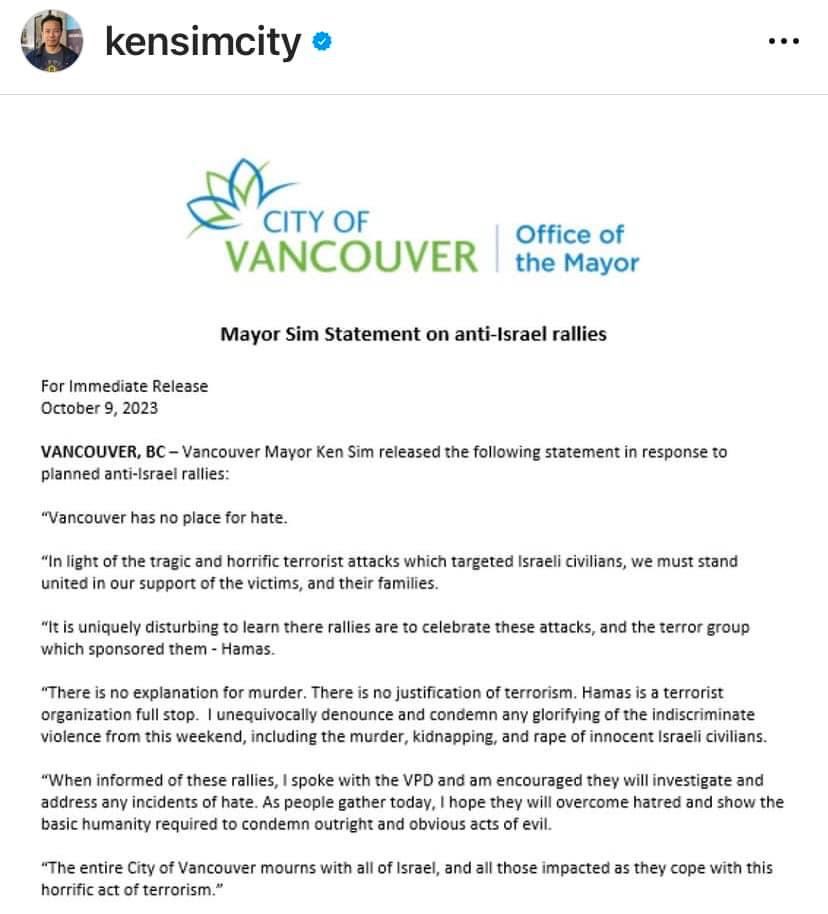 Thank you Mayor Sim… Thank you