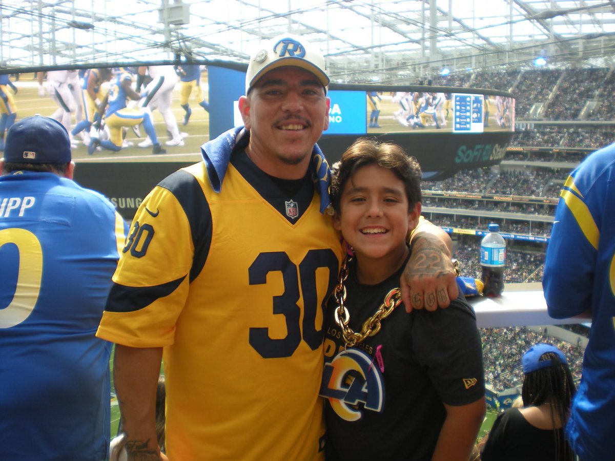 We lost this Sunday but my son had a lot of fun and that’s all that matters. #RamsNation