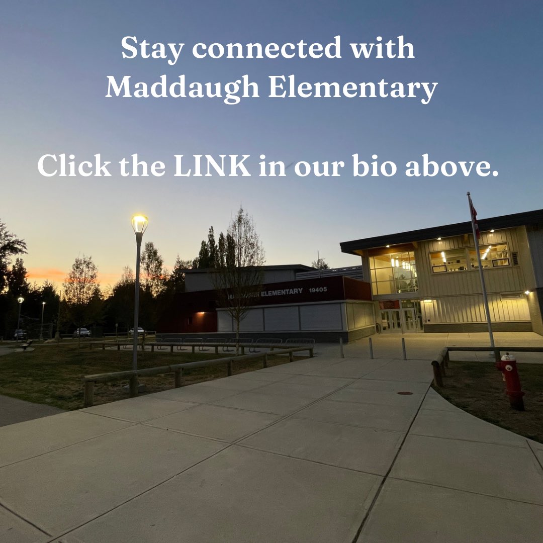 Stay connected with @MaddaughSD36 @Surrey_Schools surreyschools.ca/maddaugh/page/… Or …