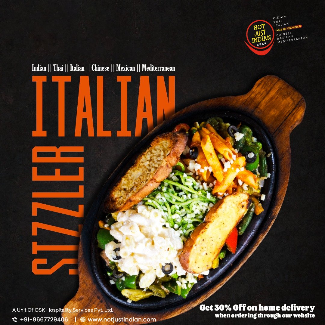 NotJustIndian1's tweet photo. Sizzling hot and oh-so-delicious – that's what our sizzlers are all about!

Visit - https://t.co/H2RMoalJIS

#notjustindian #notjustindianrestaurant #indirapuram #indirapuramrestaurant #IndulgeInSizzlers #MouthwateringMeals  #SizzlingDelights #NonVegSensation https://t.co/OqjouY7hO9