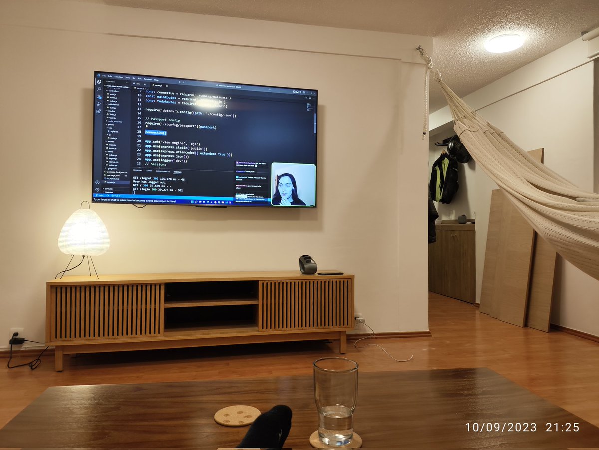 Portfedh's tweet photo. Watched @mayanwolfe stream on local authentication and MVC! 

Thank you for all the effort of making this great content and stream it for free.

#100devs #communitytaught https://t.co/wEqaCDsnkP