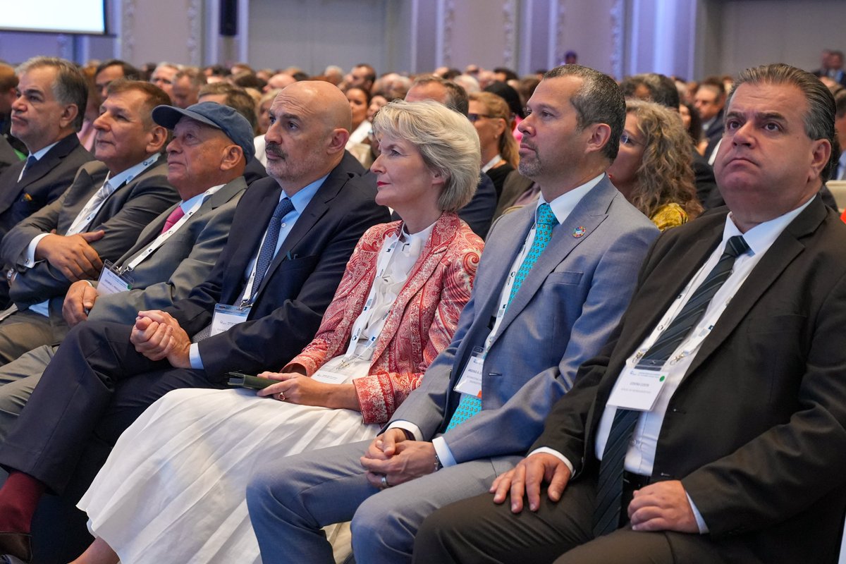 The opening of the internationally renowned “#MarCy2023” Conference at the Parklane Resort &amp; Spa in #Limassol.

Read about the day’s activities and outcomes of panel discussions, here:maritimecyprus.dms.gov.cy/news-item/mari…
