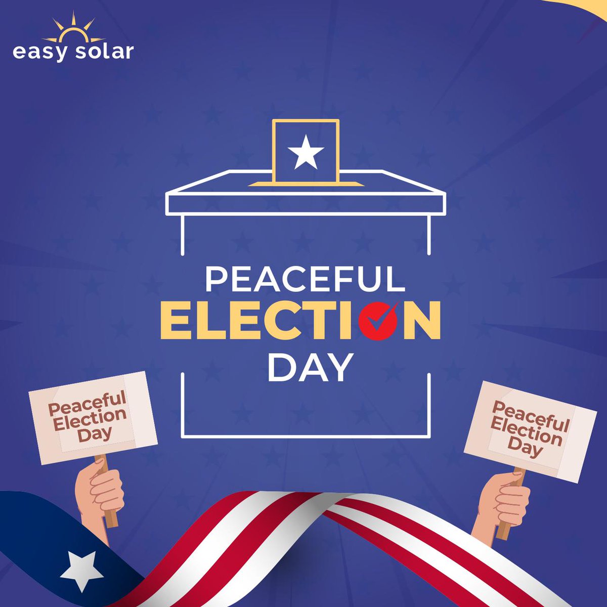 DedeDimeDiva's tweet image. "Vote for Peace, Unity, and a Brighter Tomorrow. 🗳️✌️ #ElectionDay #ChoosePeace #easysolar