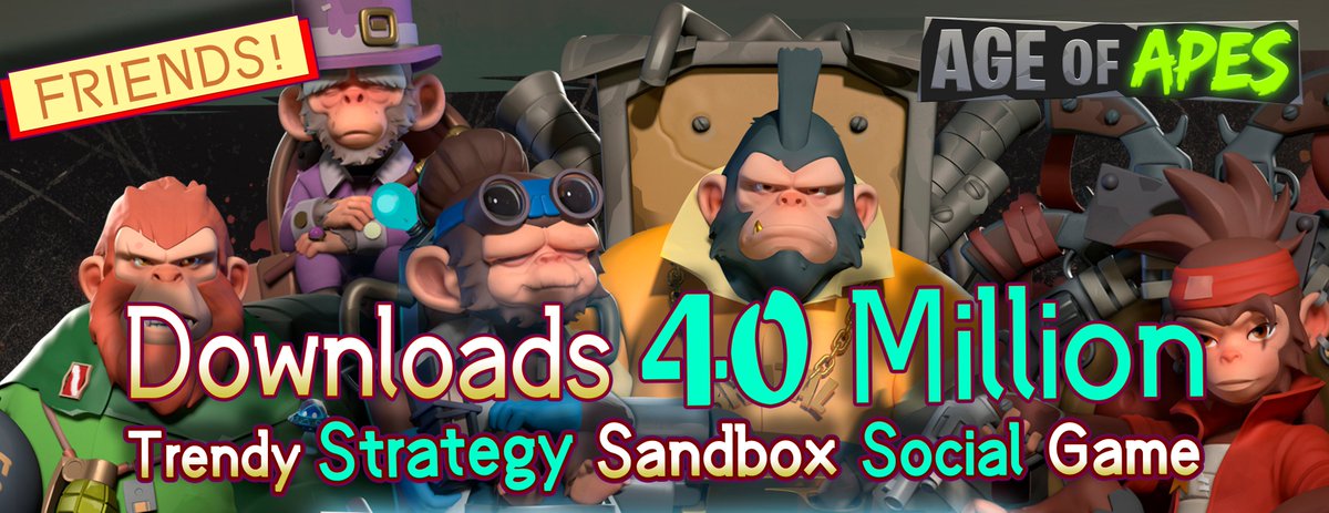 🎁🎁🎁Reward Giveaway🎁🎁🎁!
#AgeofApes #Game 

🎁Celebrating our "little baby" in our many community family members -🩷  Twitter 🩷 has reached 1,000+ followers!
👉1、Follow👈 our official Twitter account and [🔁retweet this tweet to get 500 CDs!]🎁🎁🎁

🎁How to get:

After