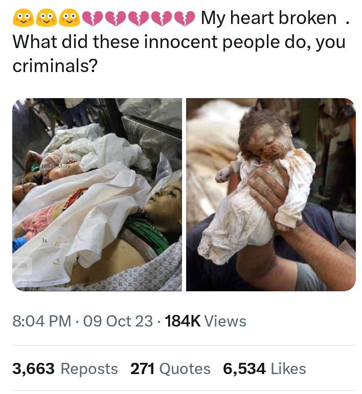 Uzair0010's tweet photo. @POTUS 👎 Shame on you, Mr. Joe Biden! 💔 #FreePalestine ✊🇵🇸 https://t.co/as2T7FViFC