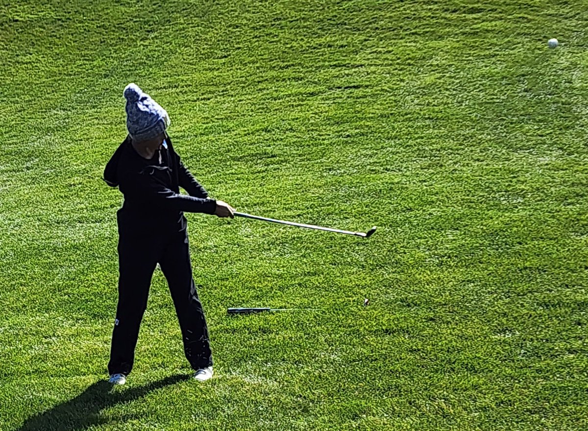 BCLancerGolf's tweet photo. Day 1 at the @wiaawistate golf tournament (8th place). It was cold, windy and super fast greens... tough conditions! We learn from today and we get stronger. #LancerBounceback https://t.co/Ul0O5wQSJA