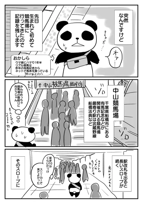 生まれて初めて競馬場に行ってきた話① 