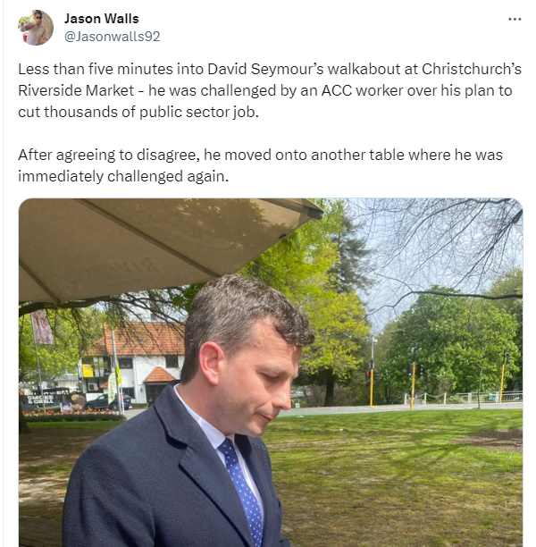 KyleDChurch's tweet photo. Seen this happen for both Seymour and Luxon now.

It's always vindicating, but also sad that it has taken people on the ground to voice these issues, rather than journalists challenging politicians on the *incredibly clear* issues with their politics https://t.co/APJs7MJdDo
