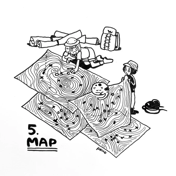Inktober2023
day5. MAP

#inktober2023 #inktober2023day5
#inktober2023map 