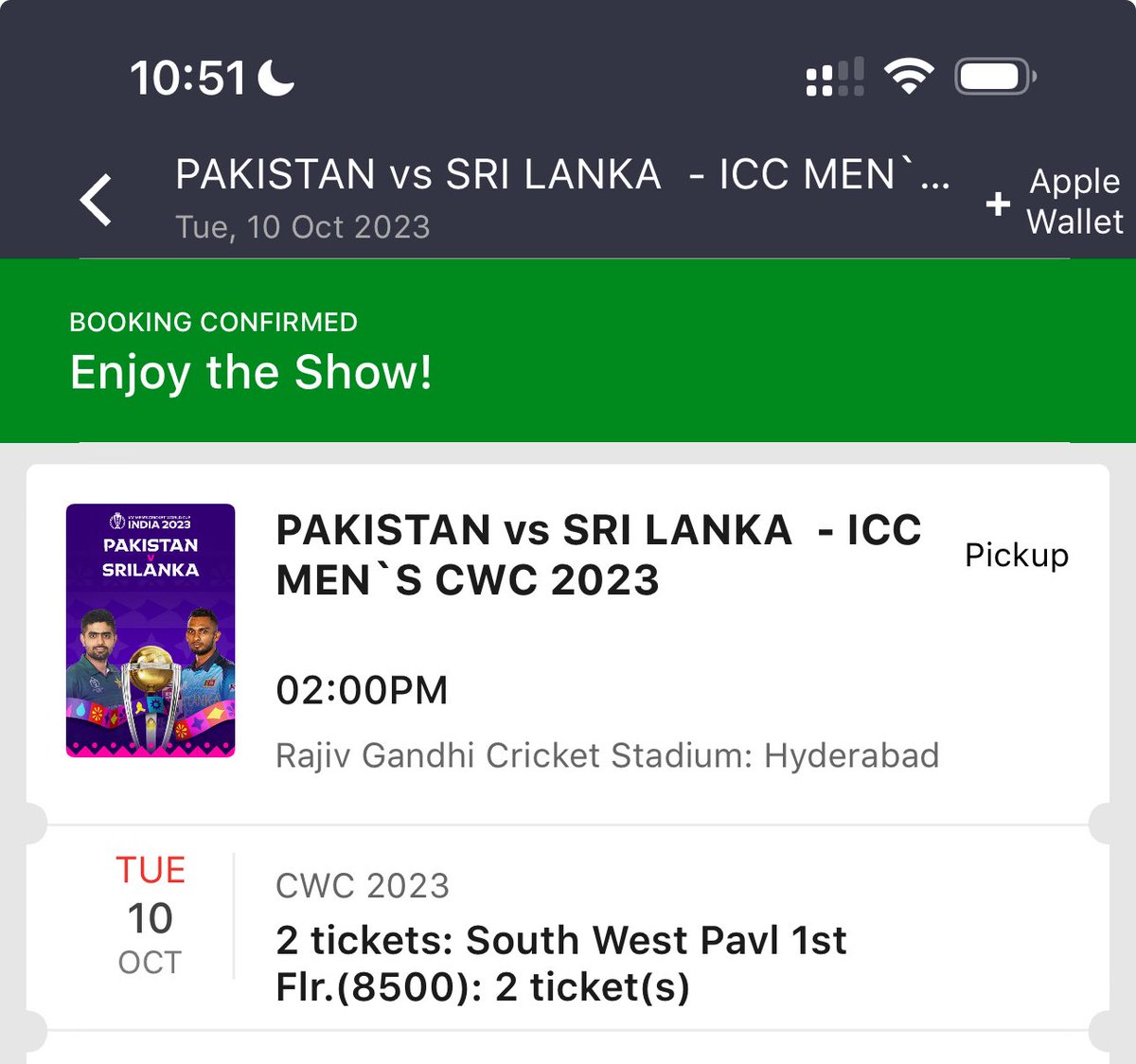 mohsins's tweet photo. As a passionate cricket fan…I’m disappointed to say that I still don’t have my visa to India and the PAK matches have started, I’m going to donate my tickets to the games as they come up.DMs are open. ⁦Msg me. @ICC⁩ ⁦@BCCI⁩ ⁦@TheRealPCB⁩ #CWC23 #cricketworldcup https://t.co/B4e2ACfbMu
