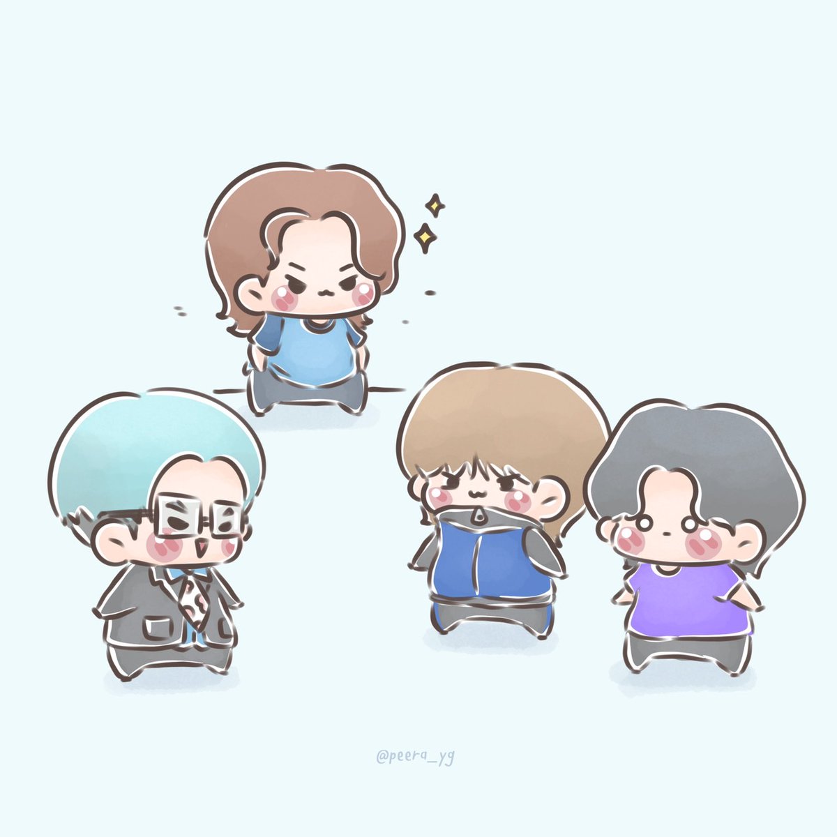 peera_yg's tweet image. 🦔🦋🐯🐨 

#TREASUREMAP EP64
#CHOIHYUNSUK #JUNKYU #YOSHI #HARUTO #Treasure #Treasurefanart #Artworkทึเม
