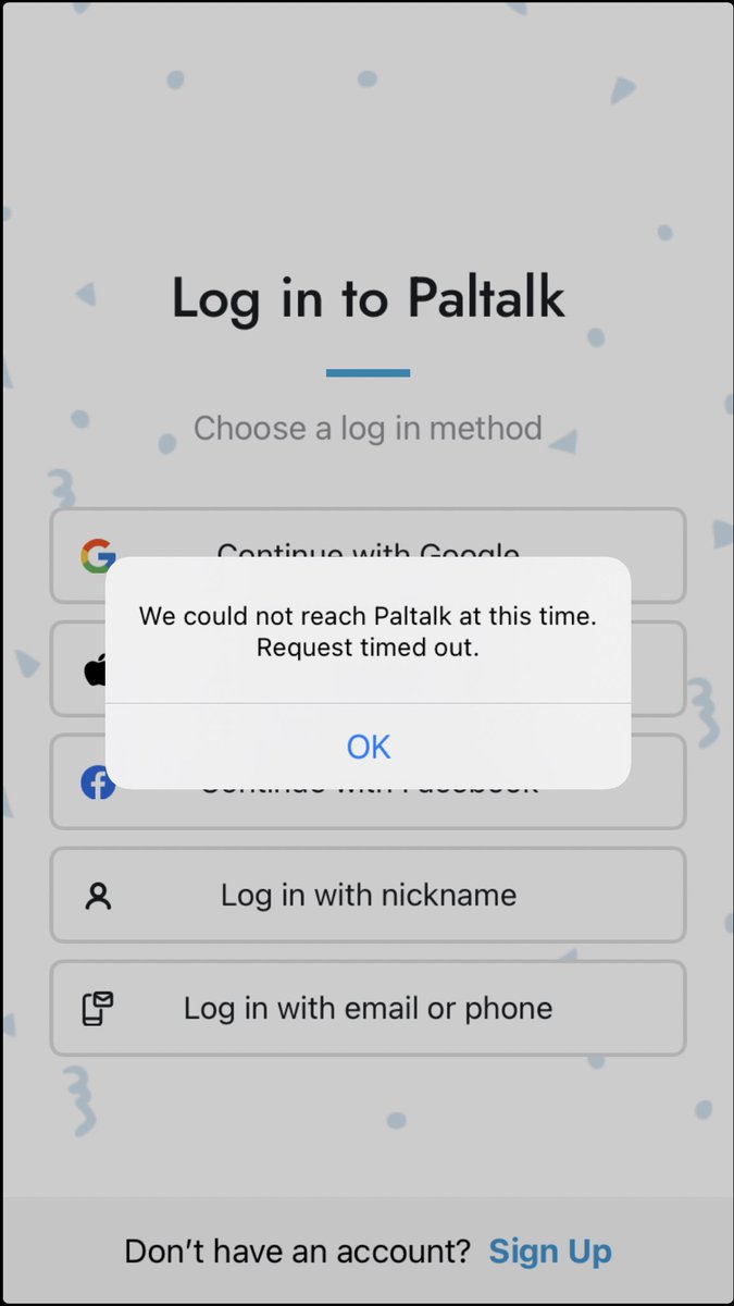 DevilDarwin's tweet photo. Is @paltalk working? I want to go room that I discovered yesterday called The Wrath of Grapes which I feel very welcomed there. This happens to my iPad and Android phone too. https://t.co/DvCtpomv7i