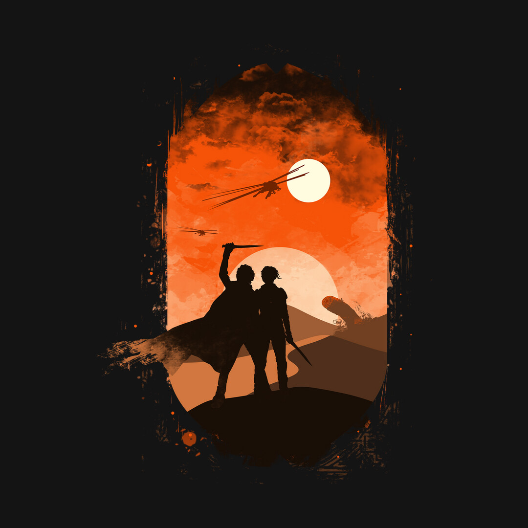 teefury's tweet photo. THE DAILY | “Rakis” by #IKILO starts at just $13 today only at #TeeFury! ⚡
https://t.co/U0D6q1Itfn
#animemerch #teefury #animesthirts #animeart #animedraw #instaartist #dune #books #scifi #desert #movies #interstellar #arrakis #sandworm https://t.co/XKgzZsVemG