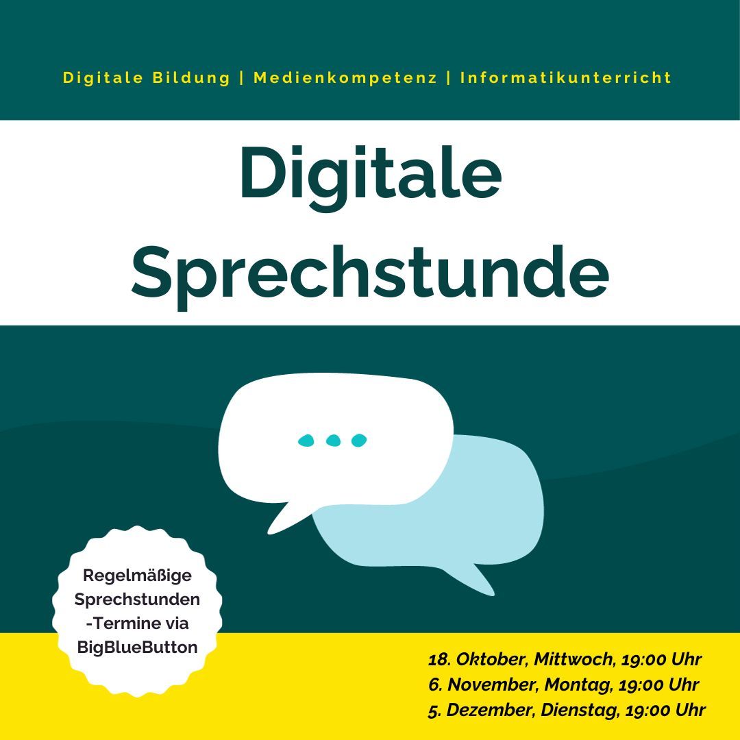 byte_challenge's tweet photo. #Schülerinnen und #Schüler, stellt eure Fragen und teilt eure Gedanken über digitales #Lernen. #Lehrkräfte, entdeckt innovative #Lehrmethoden und diskutiert gemeinsam über die Chancen und Herausforderungen des digitalen Unterrichts. 💬📚💻
https://t.co/cJFZ4sQ1hX https://t.co/NxKfMaC57g
