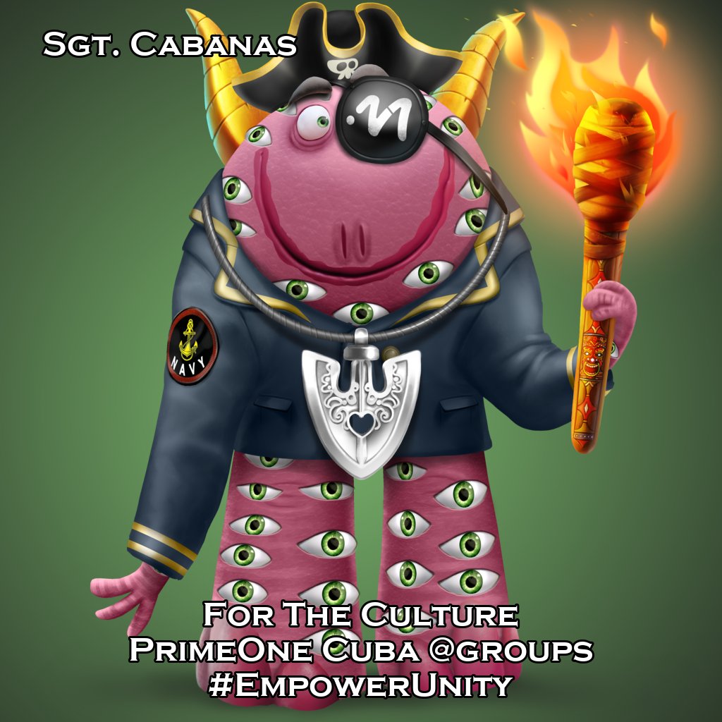 Dr_Toeconomian's tweet photo. This 👽Eek👽 is Summoned to serve in
🔥Cabanas, Cuba🔥
Eeks are fiercely strong with powerful claws to patrol and protect their chosen world from threats.
Please welcome 💎Sgt. Cabanas💎 to our planet!!
#EmpowerUnity
https://t.co/rYbXXE69pv https://t.co/kB7MeJkGn7