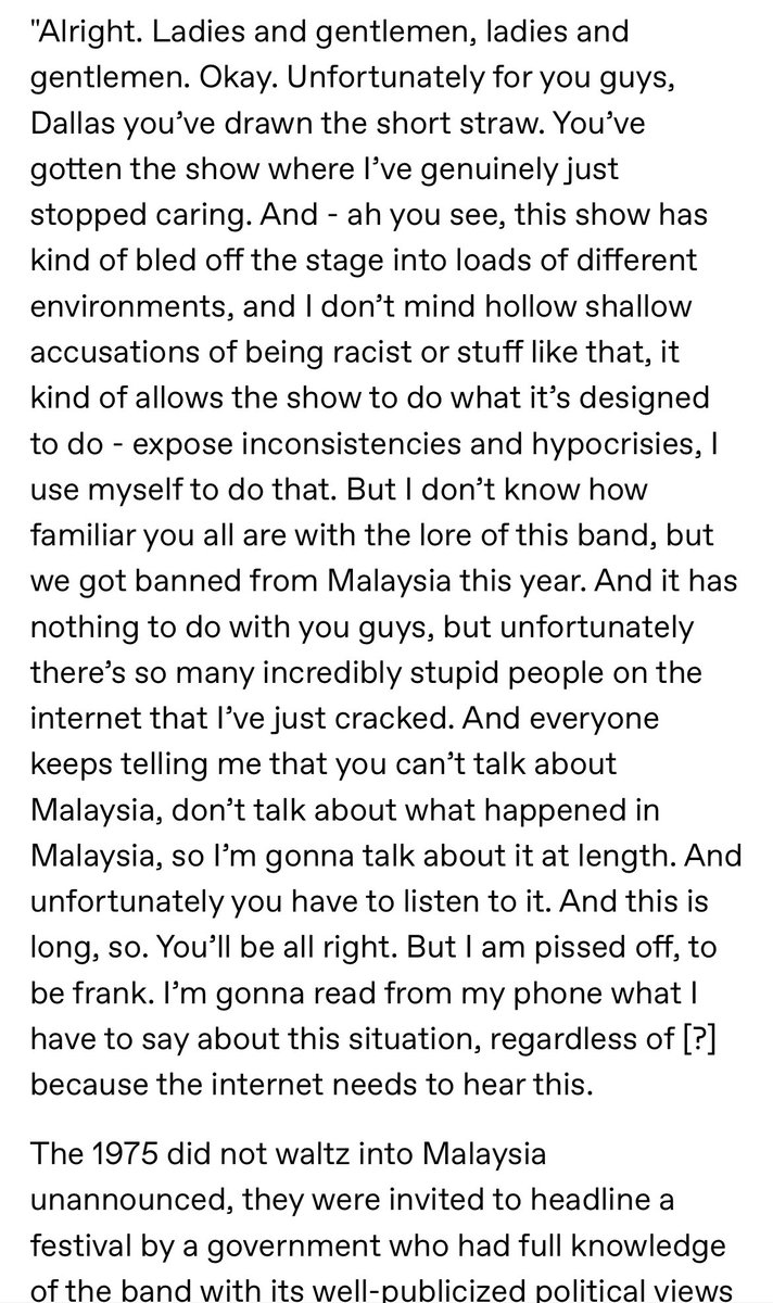 trumanpotb's tweet photo. transcribed speech from tonight from 1975archives on tumblr https://t.co/ETL2cAfOre