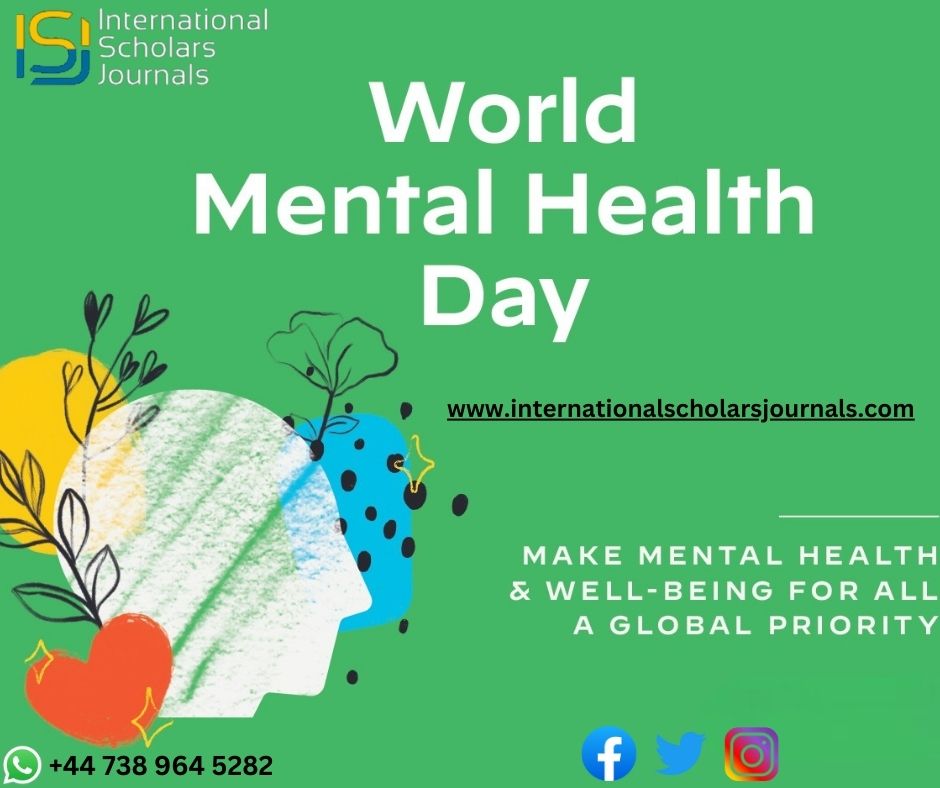 🧠Let's break the stigma and shine a light on mental health this #WorldMentalHealthDay! Authors, join us in spreading awareness and sharing your insights in our upcoming issues. Together, we can make a difference. 💚 

#PublishWithPurpose #PublishWithUs #MentalHealthMatters