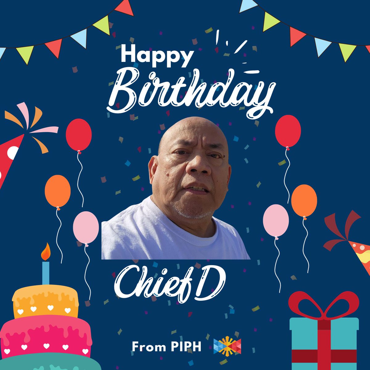 Hallooo, Chief D <a href="/tsuperdaddy/">Chief D 🇵🇭</a>! From your new family on Twitter and beyond...

A Happy, Happy Birthday to you! We may not always be present on your Townhall Interviews and Meetings but we gotchuuu and we will support you all the way. Live a life well lived from your People's