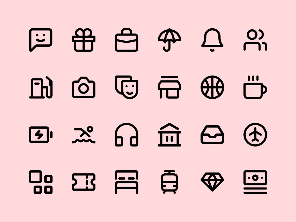 A new day, a new icon discovery. 🌟 This time we are sharing Basicons, 225 icons in number, designed by <a href="/precious_m_e/">✦ Precious M.</a>. They are under the MIT license.

🔗 Download them at:
iconduck.com/sets/basicons-…

(ʘ‿ʘ)

 #iconography #figmaicons #lineicons
