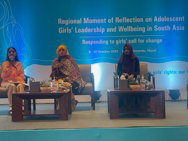 Kicked off Day 2 with a unanimous message from these trailblazers - Girls will never give up!
For governments in South Asia, harnessing the collective potential of more than 170M girls that call this region their home is not only the right thing to do, it’s the smart thing to do.