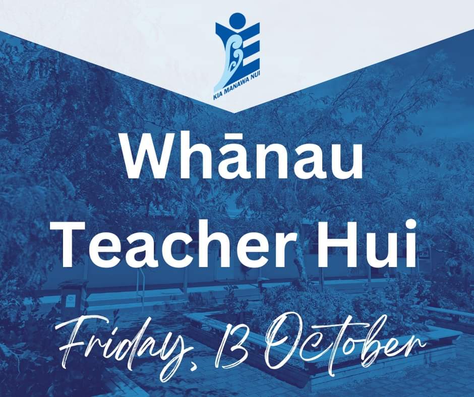 Whānau Parent Hui 

Please Note: There will be no classes on this day.

Bookings are now available at schoolinterviews.co.nz using the code: kdhvk