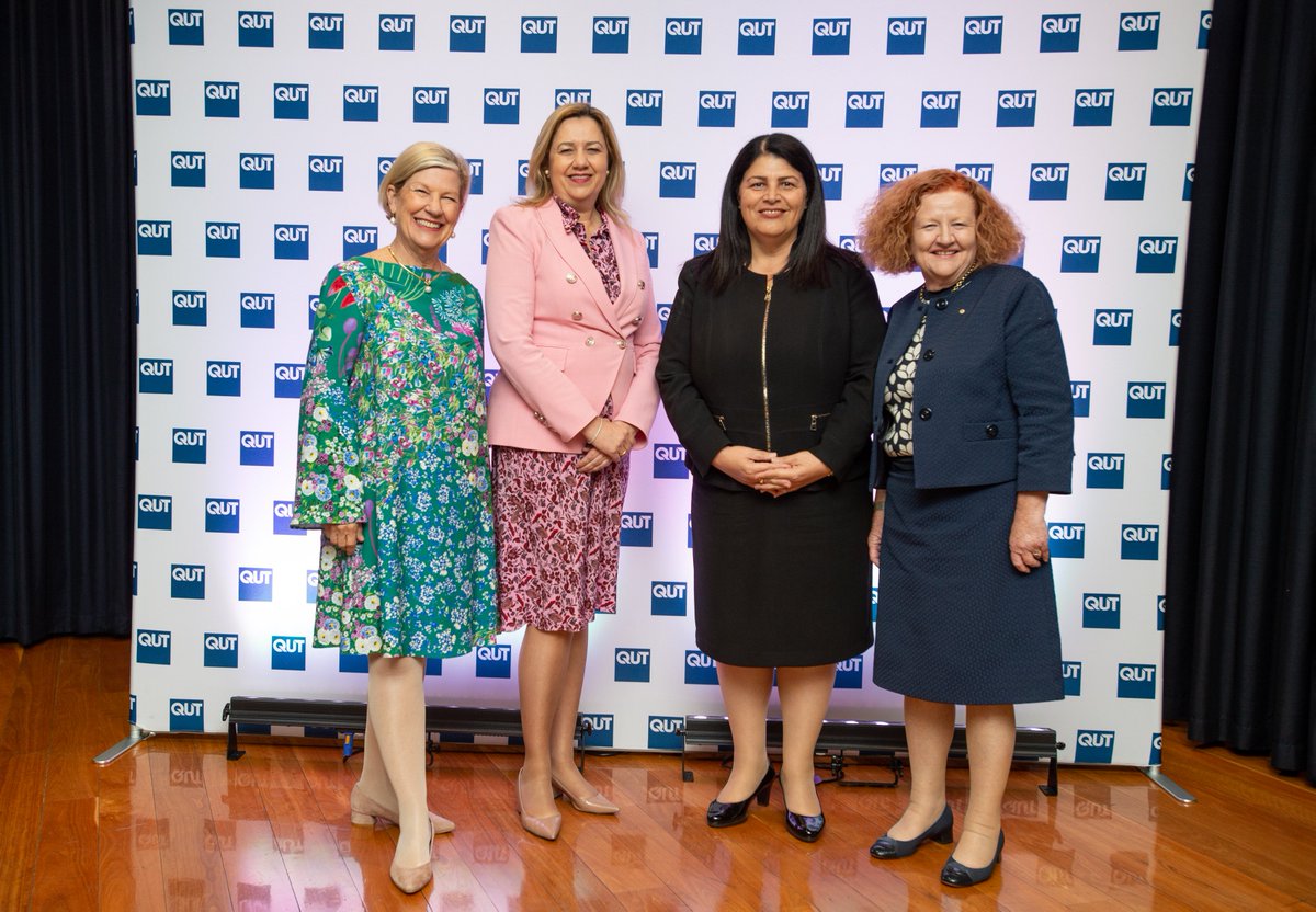 Last night we acknowledged the key role of female trailblazers in state politics at the Q100 event in partnership with the @QUT #PathwaystoPolitics Program for Women. The countdown is now on to 100 female politicians in Queensland – a milestone which should be reached in 2024.