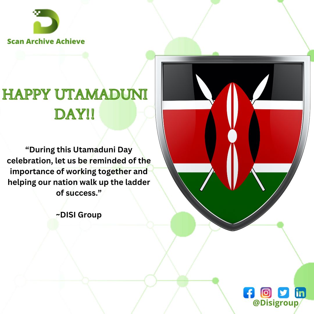 DisiGroup's tweet photo. Happy Utamaduni day

From:  DISI Group, Your trusted Digitization Partner. https://t.co/05PdffrHyd