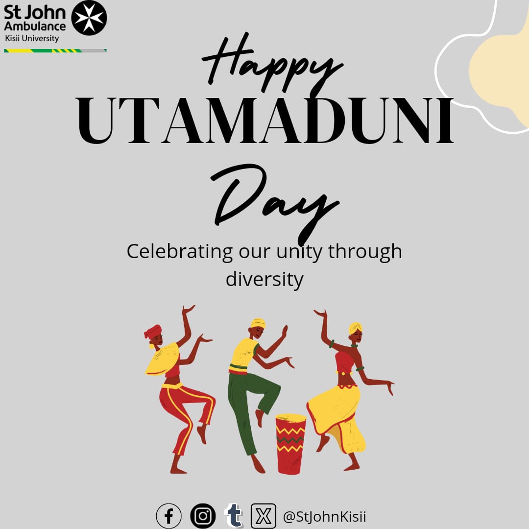 We Celebrate the Vibrant Heritage of Kenya on Utamaduni Day! #StJohnKisii #utamaduni