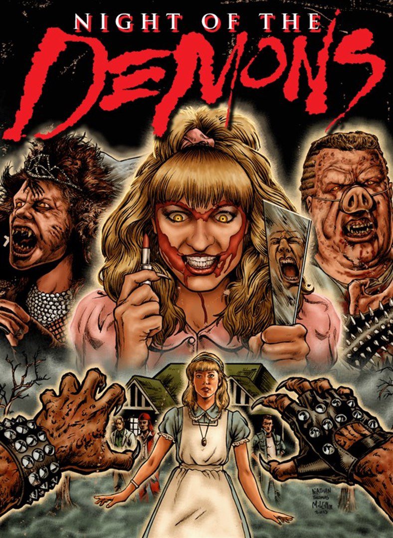 job1109's tweet photo. The #bucketofdoom chose #NightOfTheDemons with @LinneaQuigley for the 14th flick so far in #31DaysOfHorror this #October! #camp #HorrorMovies #SpookySZN #31DaysofHorrorMovies #linneaquigley #horrormoviefan #horrormoviekid https://t.co/7jmP3nuM1p