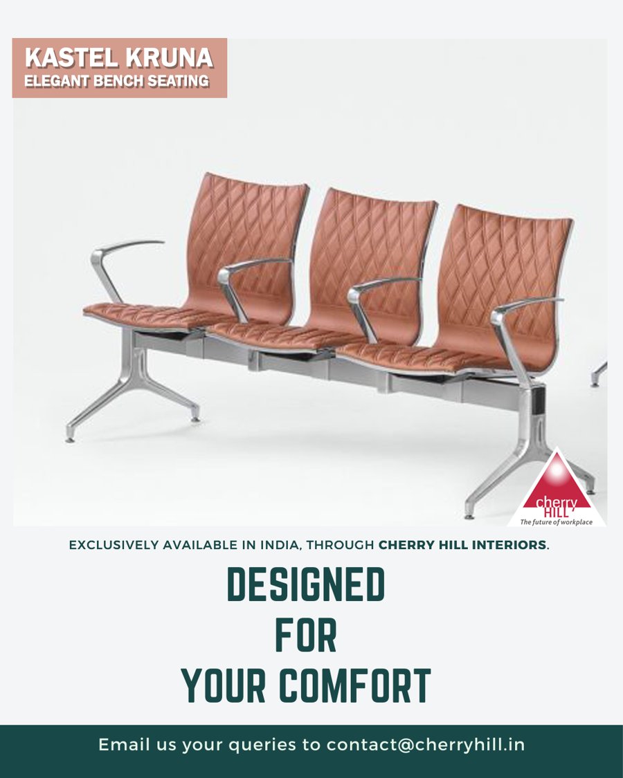 CherryHillDelhi's tweet photo. How about transforming the monotonous office reception area with a classy bench seating set like this?
#CherryHill #RedefiningWorkspaces #TheFutureOfWorkplace #SmartWorkplaces #sustainability #NextGenOffices https://t.co/rFCncx9PfP