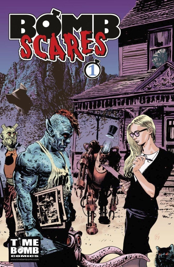 TimeBombComics's tweet photo. Comics superstar LIAM SHARP (#GreenLantern, #WonderWoman, #Batman, #2000AD, #RedSonya etcetc) tells a haunting urban horror story in AMONGST THE TREES! Find it in BOMB SCARES 1 https://t.co/b4ttSKy8Hd #comics #horror #art #JudgeDredd #horrorart #comicstwitter #books @LiamRSharp https://t.co/jqgtWM5tvb