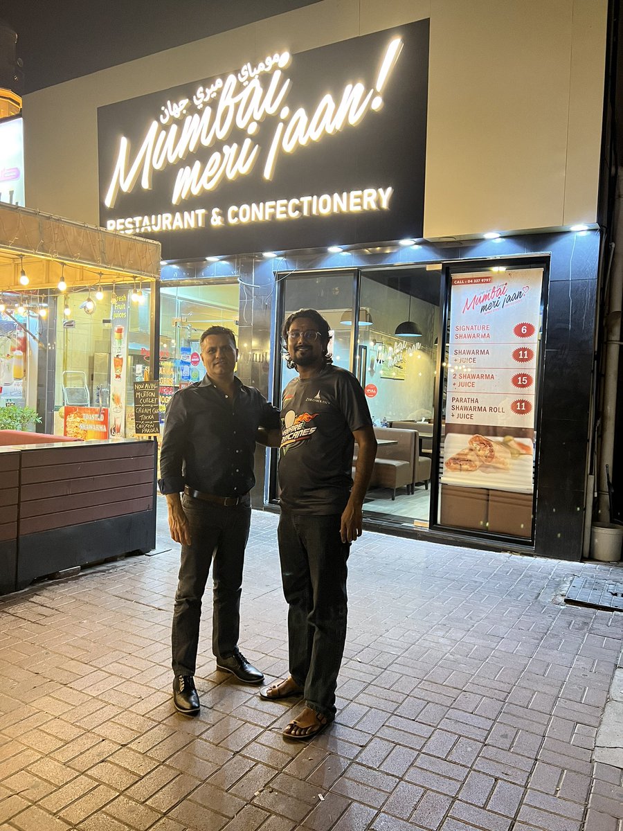 mcbeniwal's tweet image. मुंबई मेरी जान #Dubai w Anish .. 🙏🏼 for showing around the city and a history lesson! Heading to @CsharpCorner #CSharpCon23 .. see you in Delhi !!