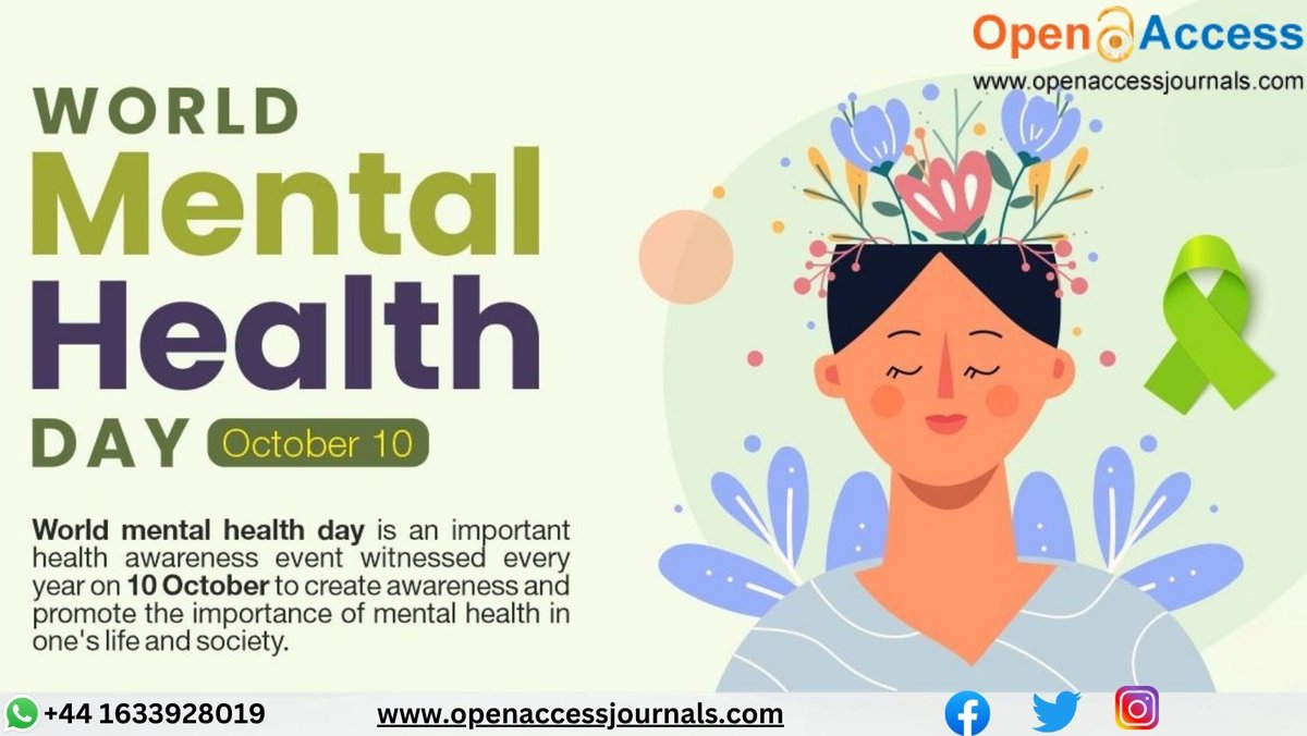 🧠 Let's break the stigma and shine a light on mental health this #WorldMentalHealthDay! Authors, join us in spreading awareness and sharing your insights in our upcoming issues. Together, we can make a difference. 💚

#PublishWithPurpose #PublishWithUs #MentalHealthMatters