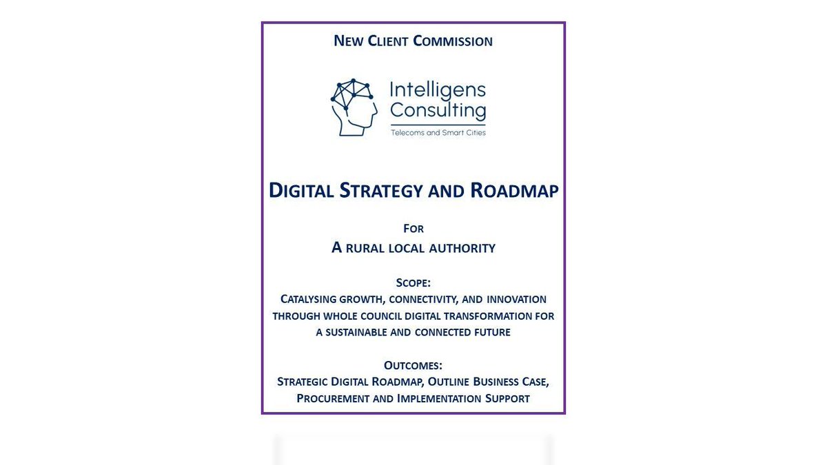 🌟 Exciting Announcement!  Intelligens Consulting is thrilled to have secured a significant client commission, a testament to our commitment to excellence and innovation! 🚀

#DigitalTransformation #Innovation #TechnologyIntegration #EmpoweringCommunities #ExcitingTimesAhead