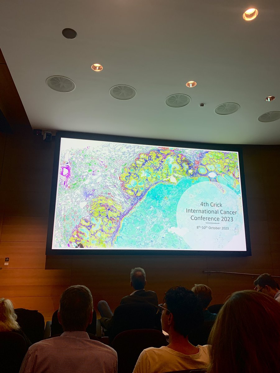 After two fascinating days at the #crickcancerconf I’m exited for the final day to learn more about the latest novelties in cancer research 🔬 🧬