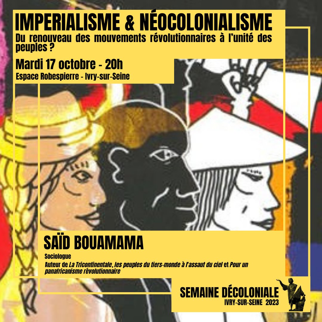 Semaine décoloniale Ivry tweet media