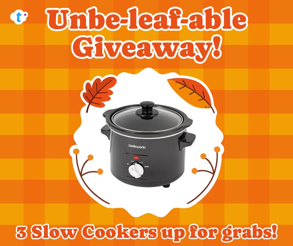 What better way to welcome Autumn than with a giveaway? From casseroles to crumbles, you can make all of your favourites in this Slow Cooker! 🥘 For a chance to #win this SOUP-er prize: 👍 Like this post 💙 Follow @twinklresources 🎃 Reply with #TwinklWinterWarmer ts&cs apply